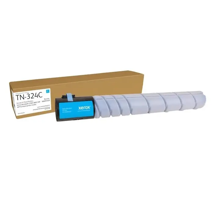 XET A3 Everyday Remanufactured Toner replaces Konica Minolta TN-324C Cyan (A8DA430)