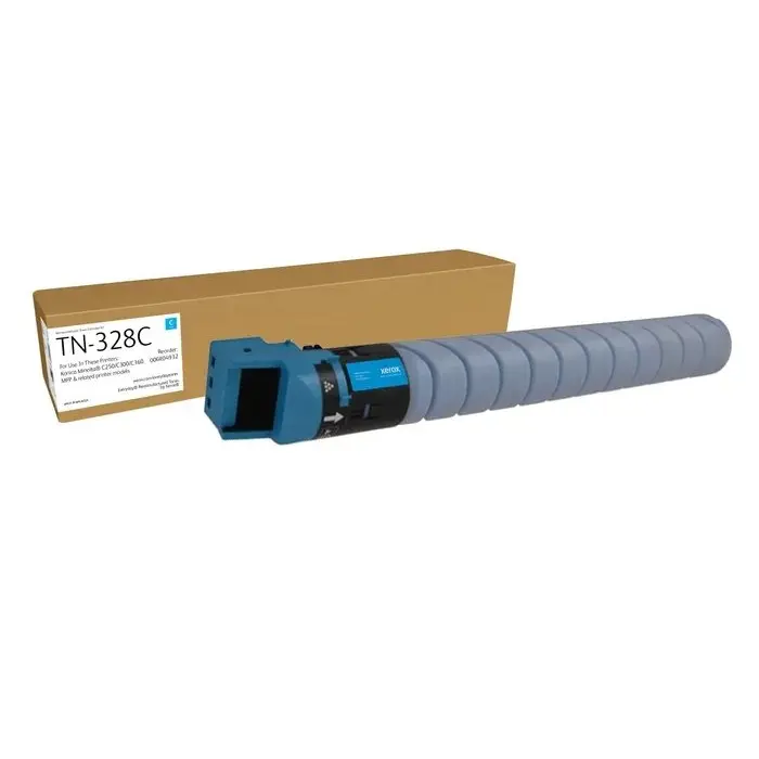 XET A3 Everyday Remanufactured Toner replaces Konica Minolta TN-328C Cyan (AAV8450)