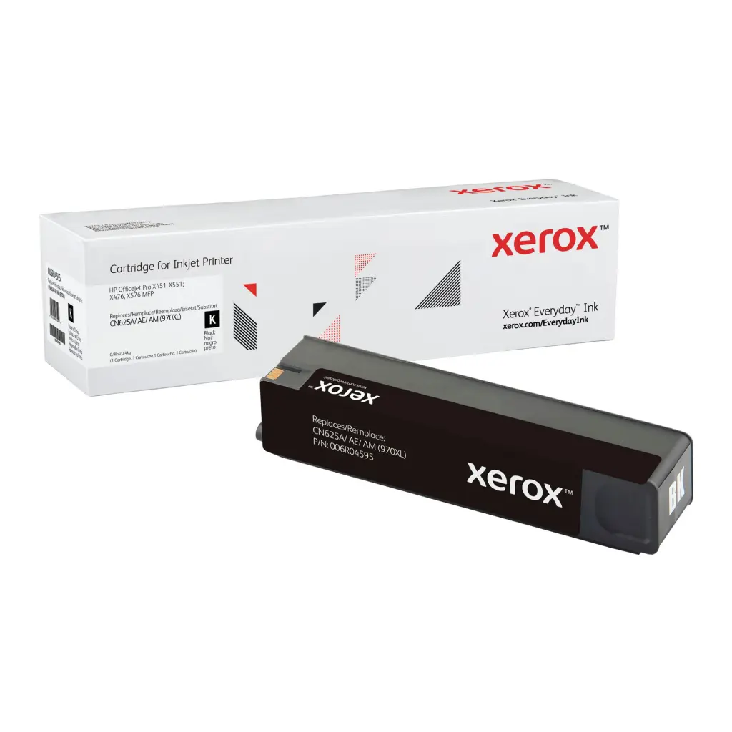 Xerox Everyday Ink For HP CN625AE 970XL Black Ink Cartridge 006R04595