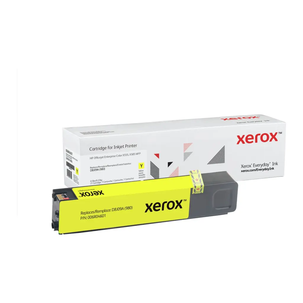 Xerox Everyday Ink For HP D8J09A 980 Yellow Ink Cartridge 006R04601
