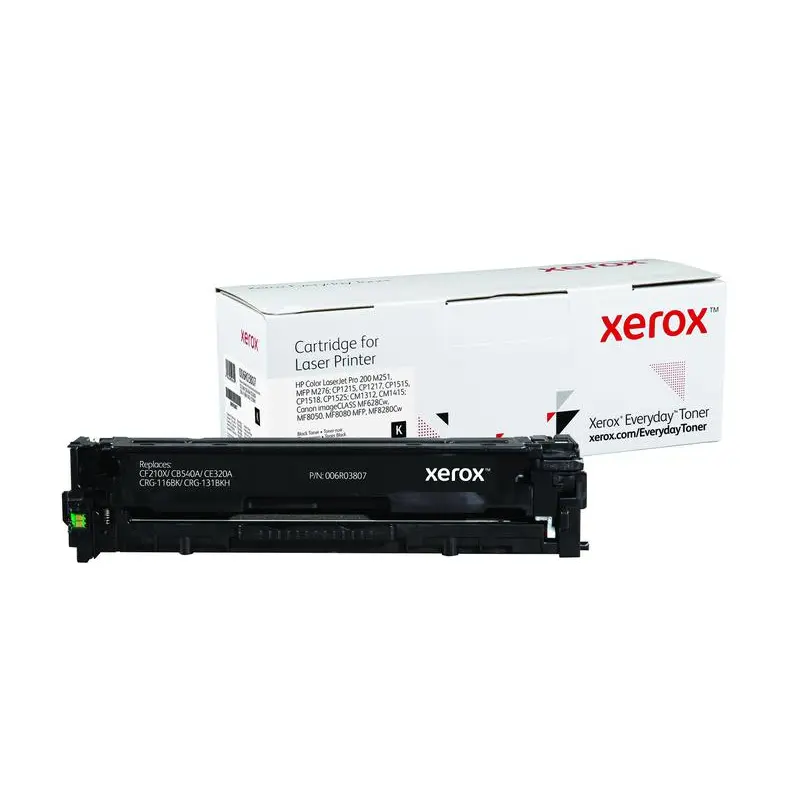 Xerox Everyday Reman For HP CF210X/CB540A/CE320A/CRG-116BK/131BKH Black Laser Toner 006R03807