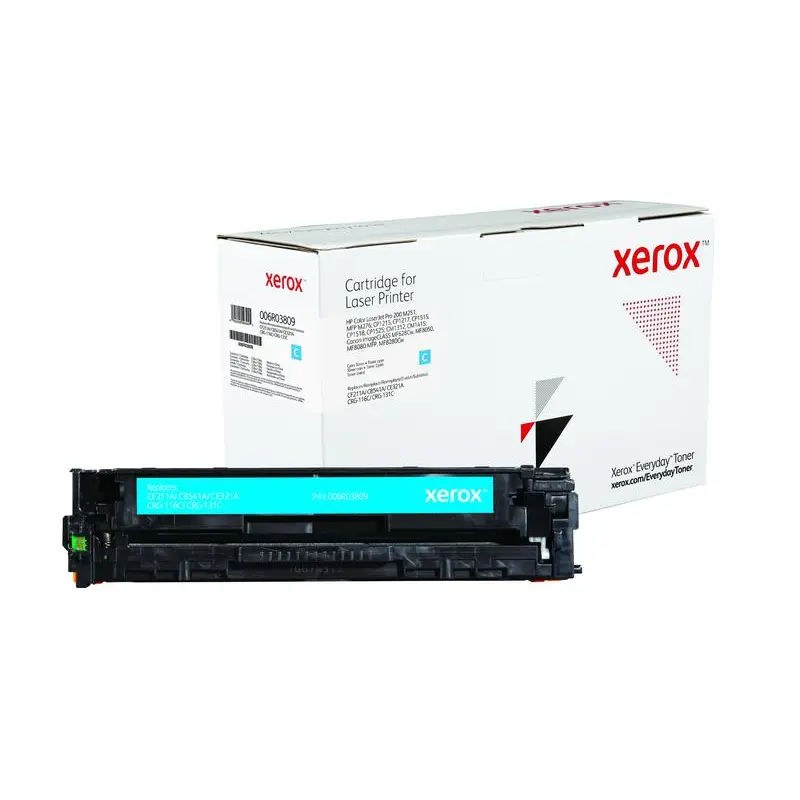 Xerox Everyday Reman For HP CF211A/CB541A/CE321A/CRG-116C/131C Cyan Laser Toner 006R03809 