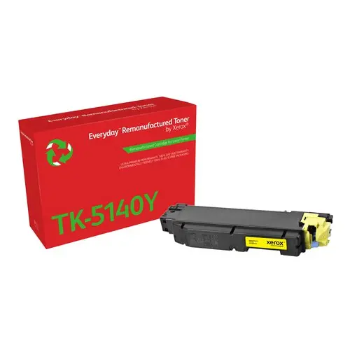 Xerox Everyday Reman For Kyocera TK5140Y Yellow Laser Toner 006R04803