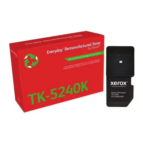 Xerox Everyday Reman For Kyocera TK5240K Black Laser Toner 006R04809