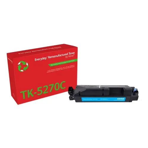 Xerox Everyday Reman For Kyocera TK5270C Cyan Laser Toner 006R04812