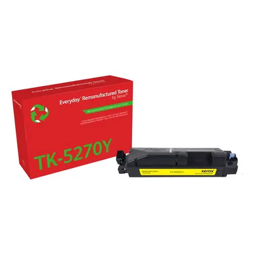 Xerox Everyday Reman For Kyocera TK5270Y Yellow Laser Toner 006R04815