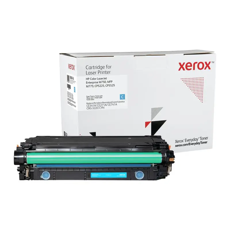 Xerox Everyday Toner For HP CE341A/CE271A/CE741A Cyan Laser Toner 006R04148