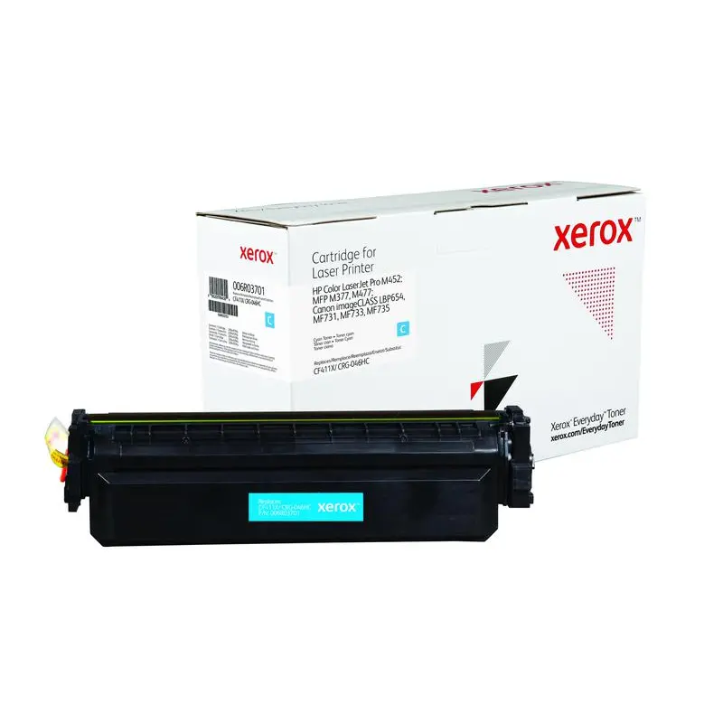 Xerox Everyday Toner For HP CF411X 411X / CRG-046HC Cyan Laser Toner 006R03701