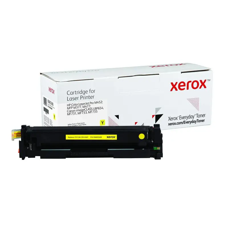 Xerox Everyday Toner For HP CF412A 412A / CRG-046Y Yellow Laser Toner 006R03698
