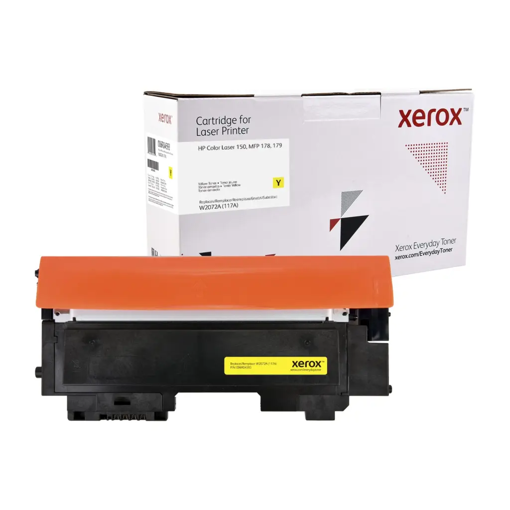 Xerox Everyday Toner For HP W2072A 117A Yellow Laser Toner 006R04593
