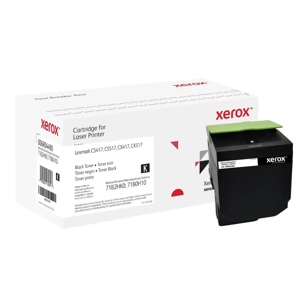 Xerox Everyday Toner For Lexmark 71B2HK0 71B0H10 High Capacity Black Laser Toner 006R04490 WHILE STOCK LASTS