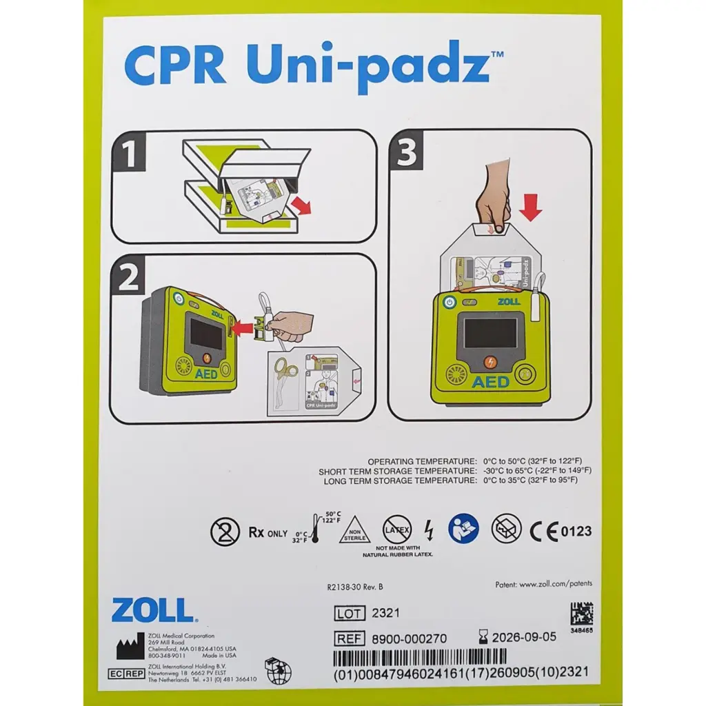Zoll Aed 3 Cpr Uni-Padz