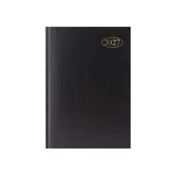A5 2027 Week to View Diary - Black 