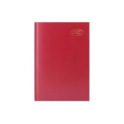 A5 2027 Week to View Diary - Red 