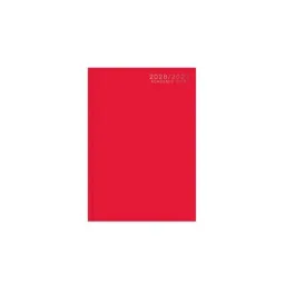 Academic Diary A4 Week to View Casebound 26-27 Red