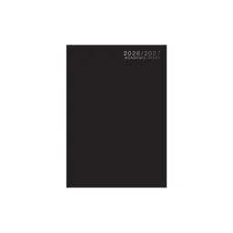 Academic Diary A5 Week To View Casebound 26-27 Black 