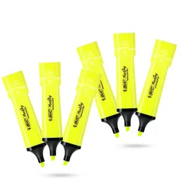 BIC Marking Highlighters Chisel Tip Yellow Pack of 12 517962