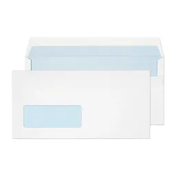 Blake Envelope DL Window 90gsm White Self Seal (Pack of 1000)