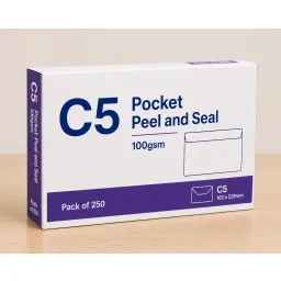 C5 Pocket Peel and Seal 100gsm (Pack of 250)