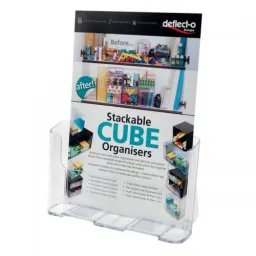 Deflecto A4 High Back Single Compartment Literature Holder 77001