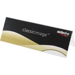 Deflecto Landscape Desktop Name Holder A5 - 48701
