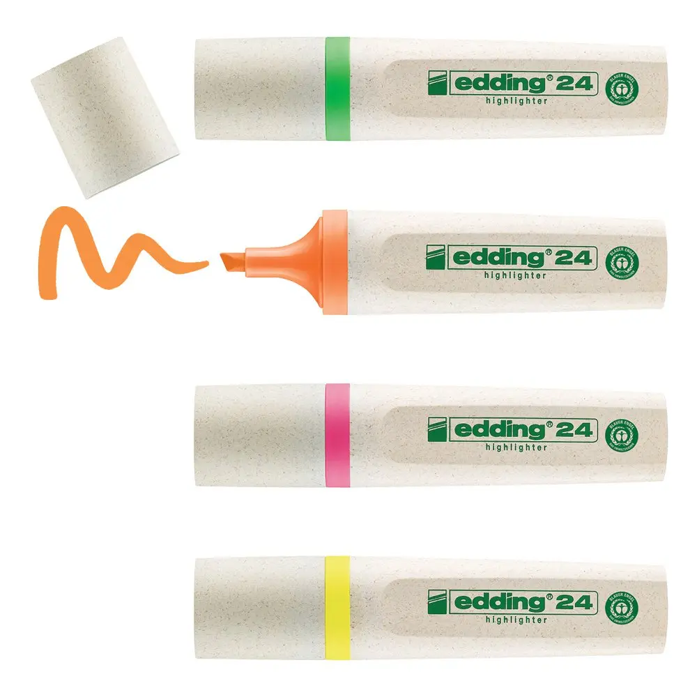e-24/4 S EcoLine Highlighter Set (4)