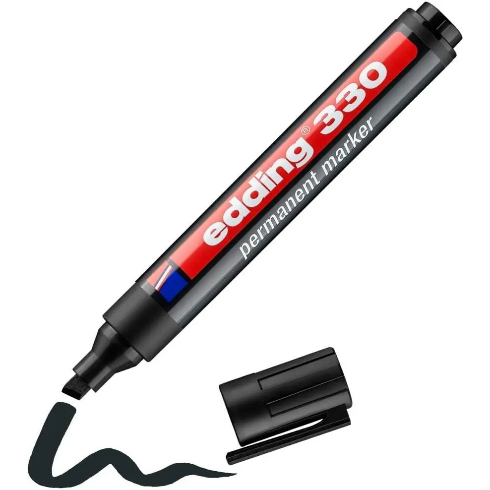 e-330 Permanent Marker A8 black (10)