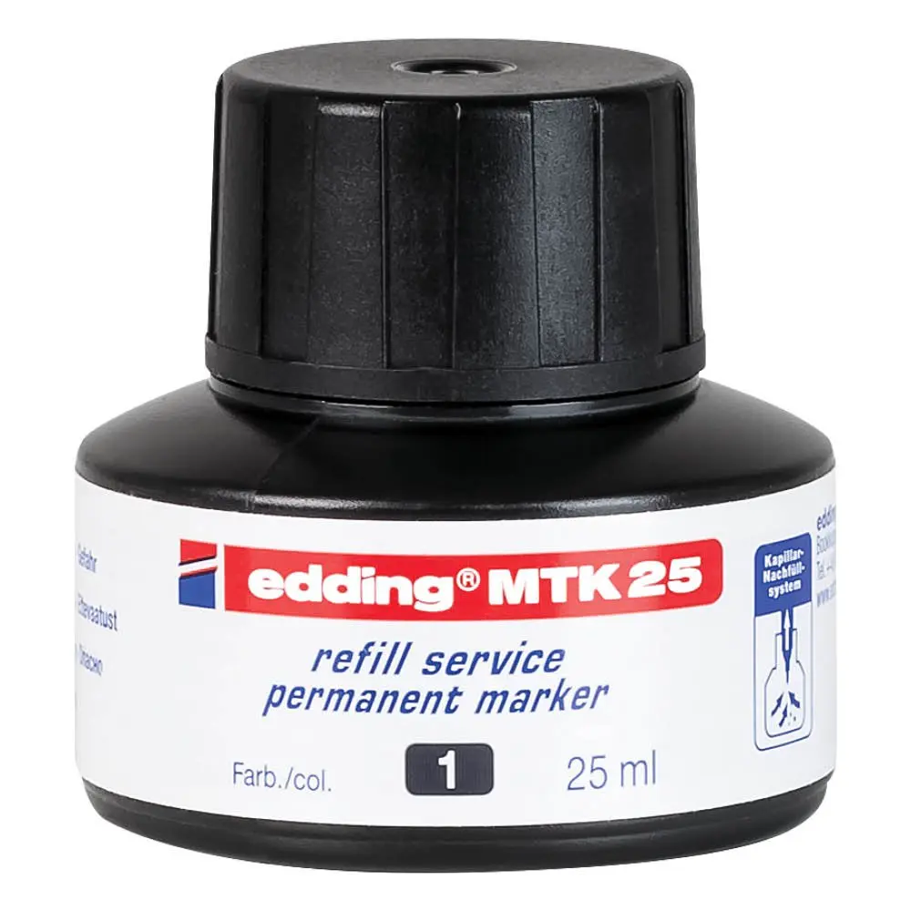 e-MTK 25 Refill Service Permanent Marker Black (1)