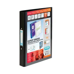 Elba Vision Ring Binder A4 25mm Capacity 2 O-Ring Black 100080891