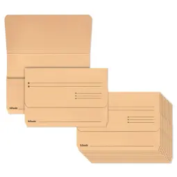 Esselte A4+ Manilla Document Wallets Pack 25 Buff