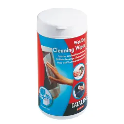 Esselte Dataline Screen Wipes Wet & Dry Pack of 50 Each