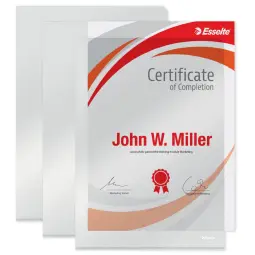 Esselte Heavy Duty Cut Flush Folder 150 Min=cron Pack of 25 Crystal Clear
