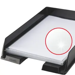 Esselte Heavy Duty Cut Flush Folder 150 Min=cron Pack of 25 Crystal Clear