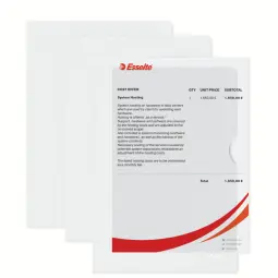 Esselte Quality A5 Recycled Cut Flush Folder Pack of 100