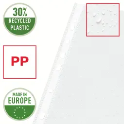 Esselte Quality Recycled Pocket A4 Pack of 100