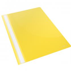 Esselte VIVIDA Report Flat File A4 Yellow Plastic With Clear Front Pack of 25