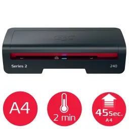 GBC Laminator 240 A4 UK Black/Red