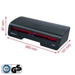 GBC Laminator 240 A4 UK Black/Red