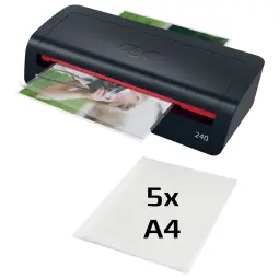 GBC Laminator 240 A4 UK Black/Red