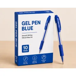 Gel Pen Blue Pack of 10