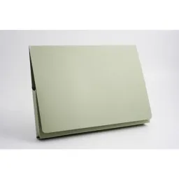 Guildhall Document Wallet Manilla Full Flap Foolscap 315gsm Green (Pack 50) - PW2-GRNZ