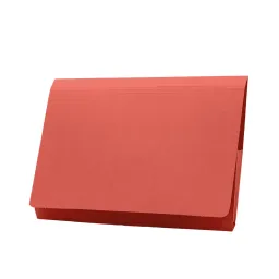 Guildhall Red Foolscap Full Flap Pocket Wallets (Pack of 50) PW2-REDZ