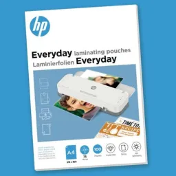HP Everyday A4 Laminating Pouches 2x75 Micron (150 Micron) (Pack 100) - 9159
