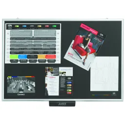 Justick Lite Electro Adhesion Noticeboard 610x915mm JL-500