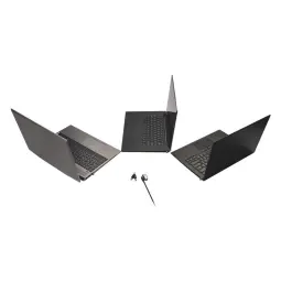 Kensington ClickSafe® 2.0 3-in-1 Keyed Laptop Lock Black
