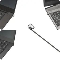 Kensington ClickSafe® 2.0 3-in-1 Keyed Laptop Lock Black