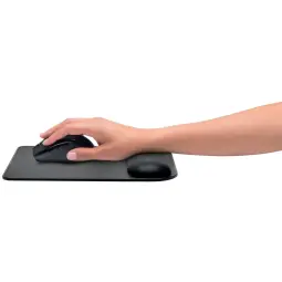 Kensington ErgoSoft Mousepad With Wrist Rest Black