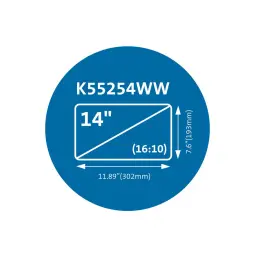 Kensington MagPro™ Magnetic Privacy Screen for Laptops 14.0” (16:10)