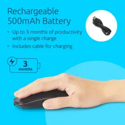 Kensington MY230 EQ Wireless Rechargeable Eco-Friendly Mouse - Midsize