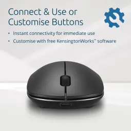 Kensington MY230 EQ Wireless Rechargeable Eco-Friendly Mouse - Midsize